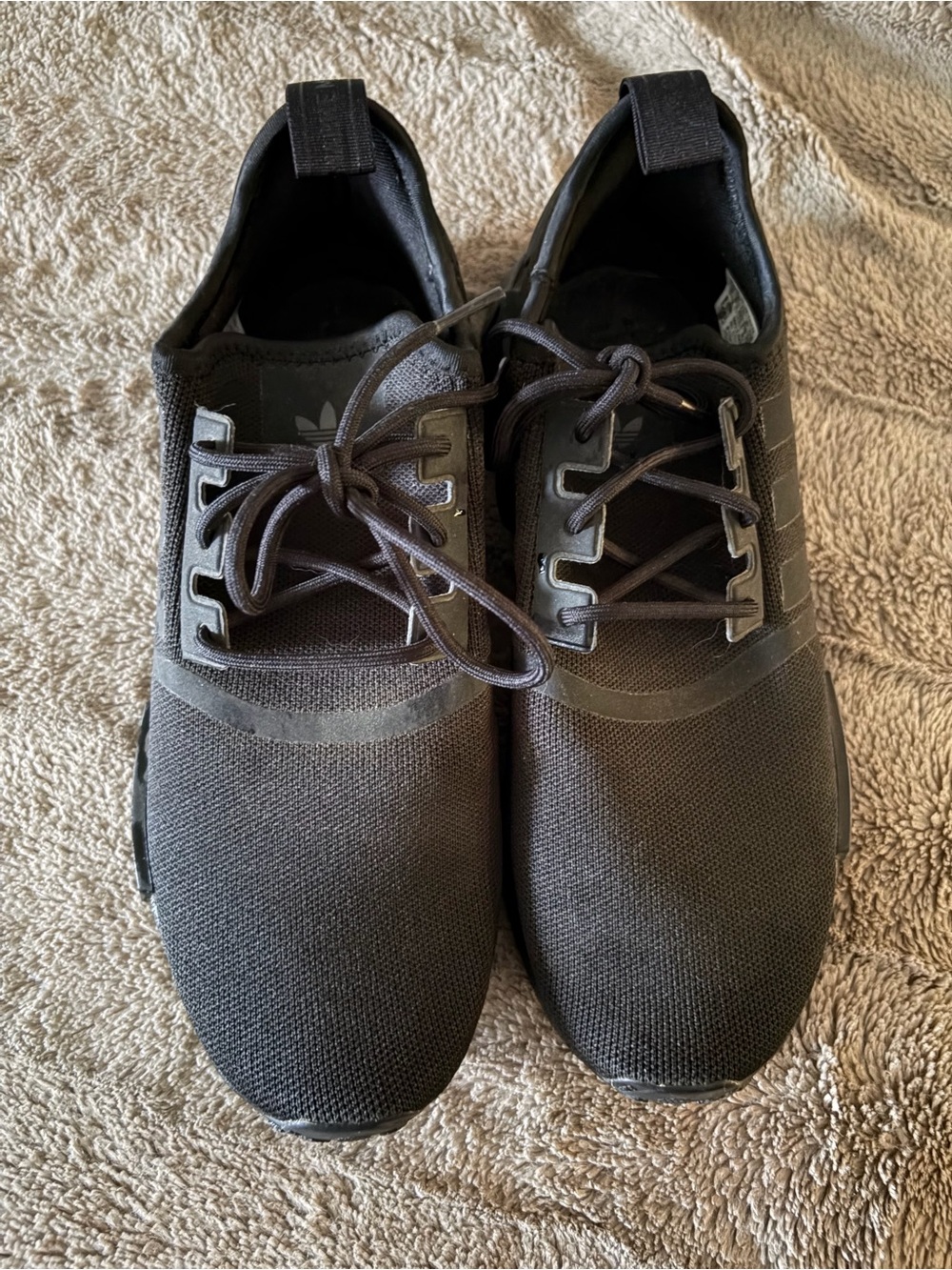 adidas Men's Black Slip-On Knit Trainer Sneakers